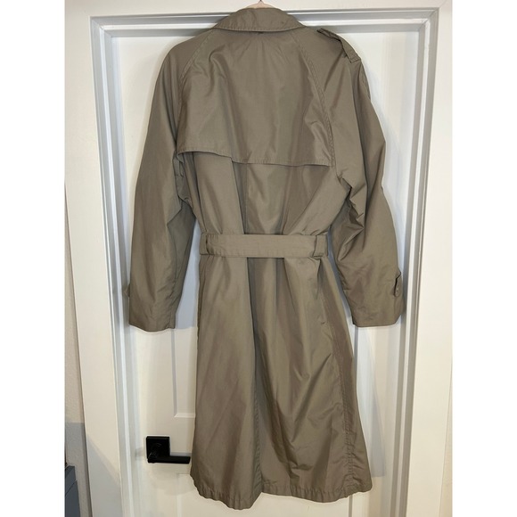 Christian Dior Monsieur Belted Trench Coat Tan Thinsulate Lined 40R Mens Vintage - Picture 11 of 16